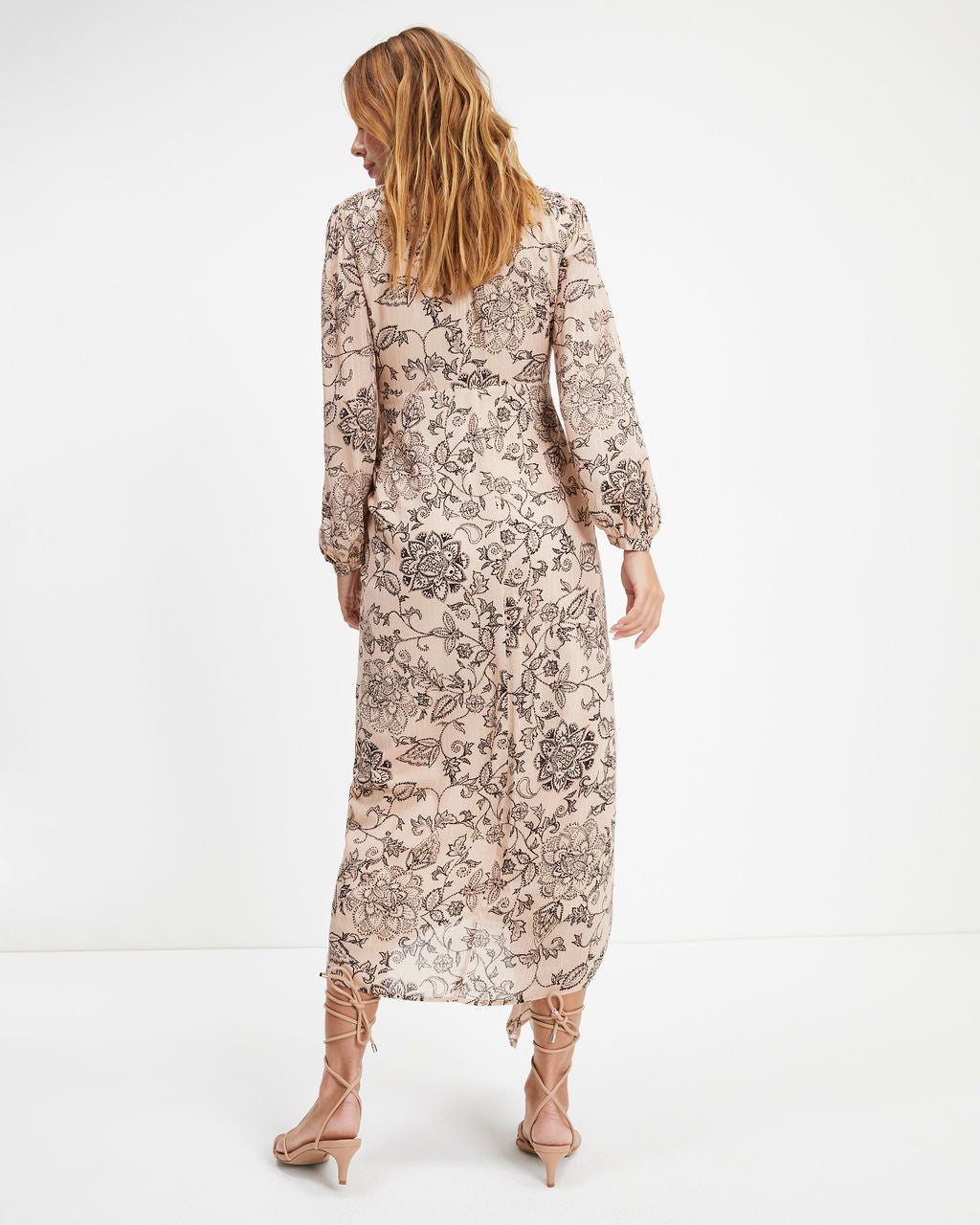 Sarah Floral Twist Maxi Dress