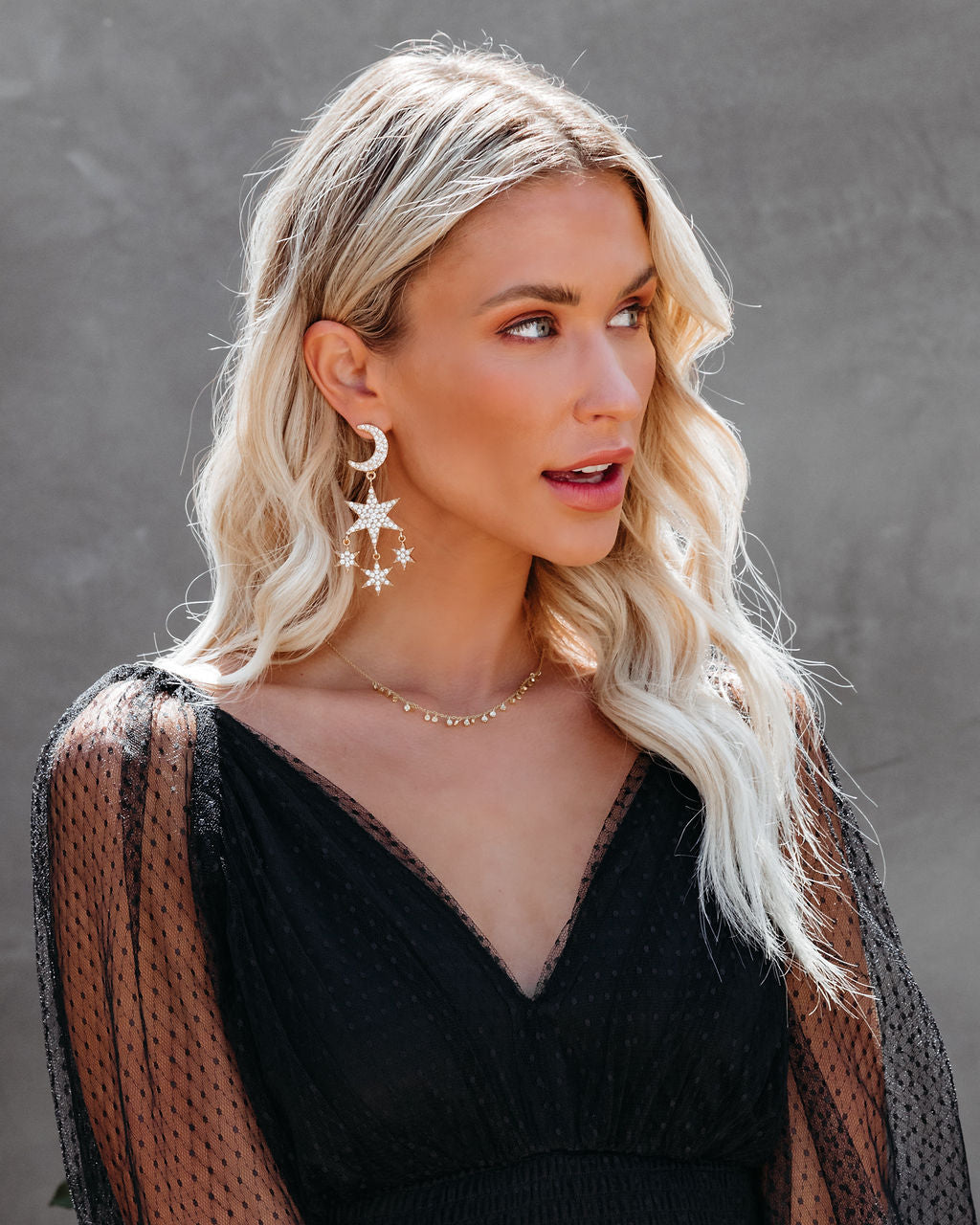 Hang The Moon And Stars Earrings - FINAL SALE