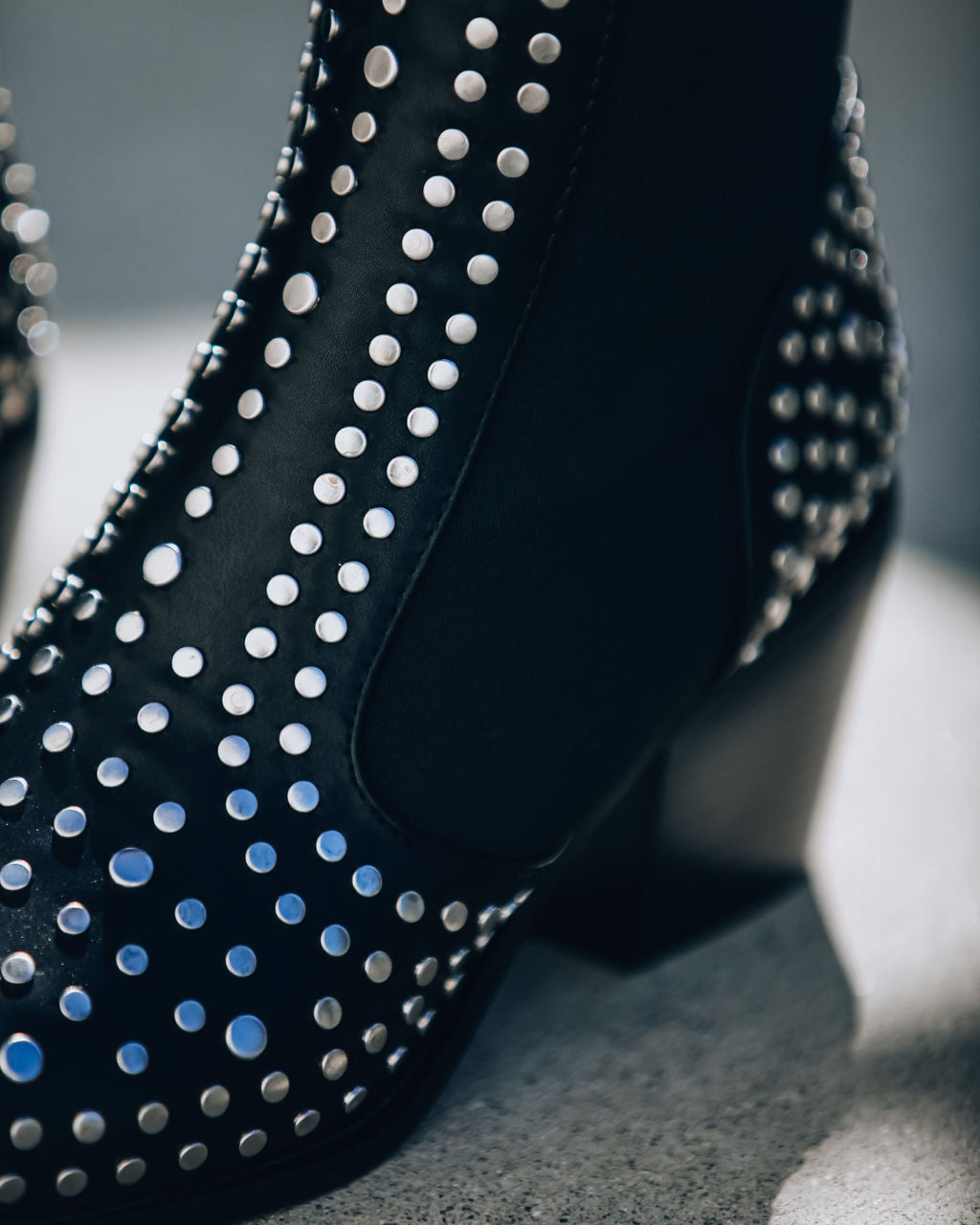 Motorway Studded Heeled Chelsea Boot