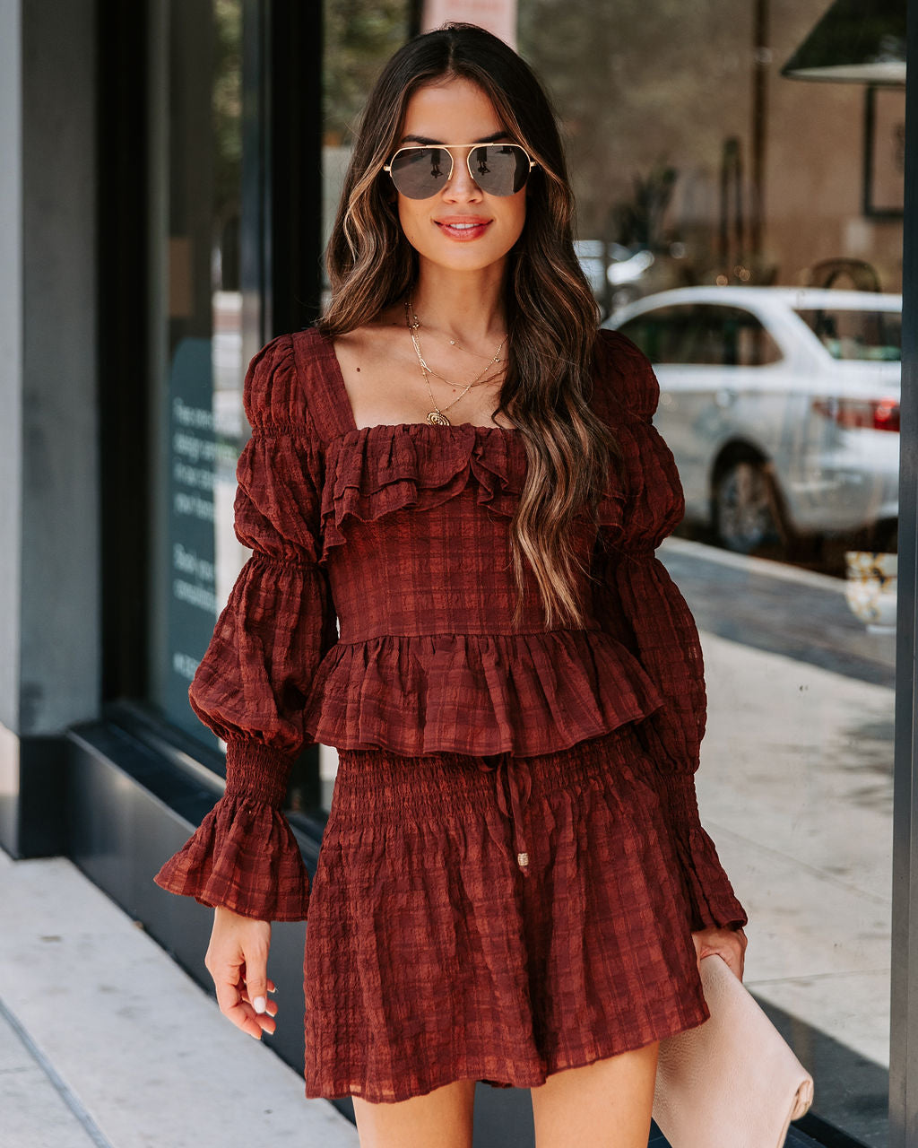 Picking Pinecones Textured Top - SALE