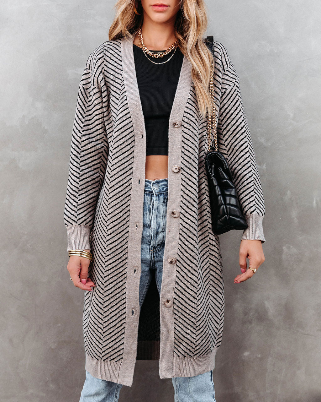 Lost In A Dream Striped Cardigan