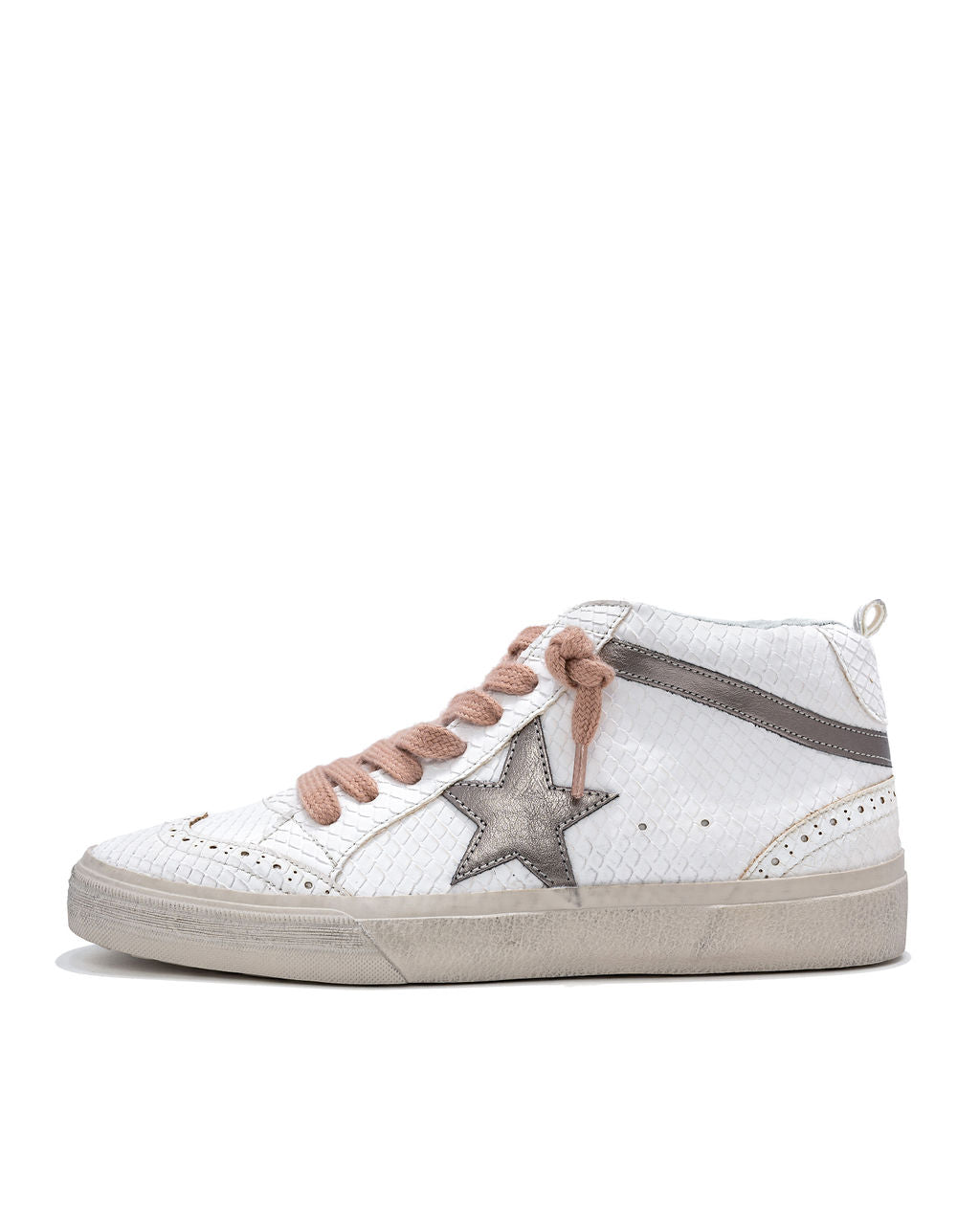 Paulina Snake High-Top Sneakers