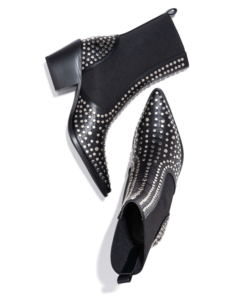 Motorway Studded Heeled Chelsea Boot