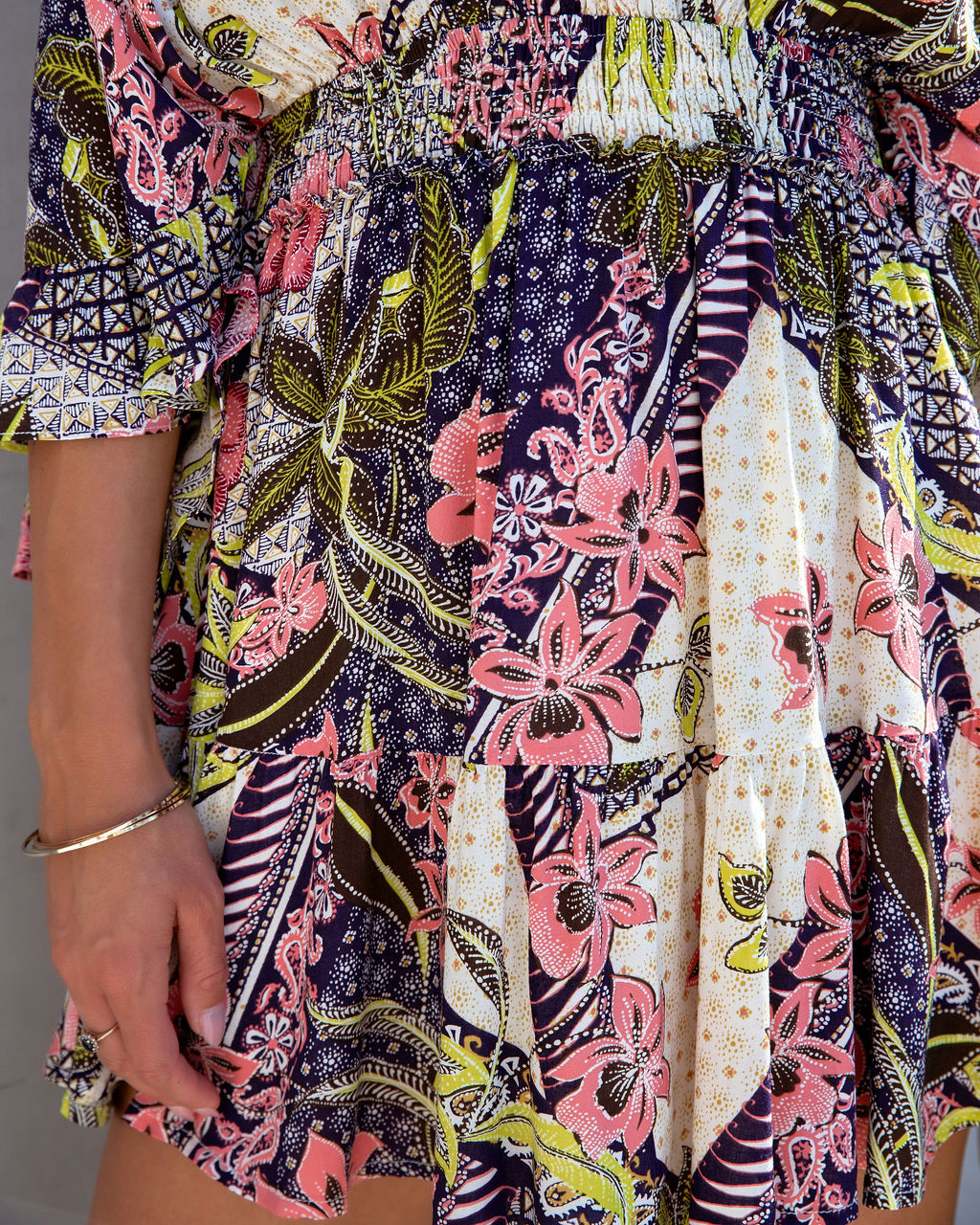 Last Minute Printed Mini Dress - FINAL SALE