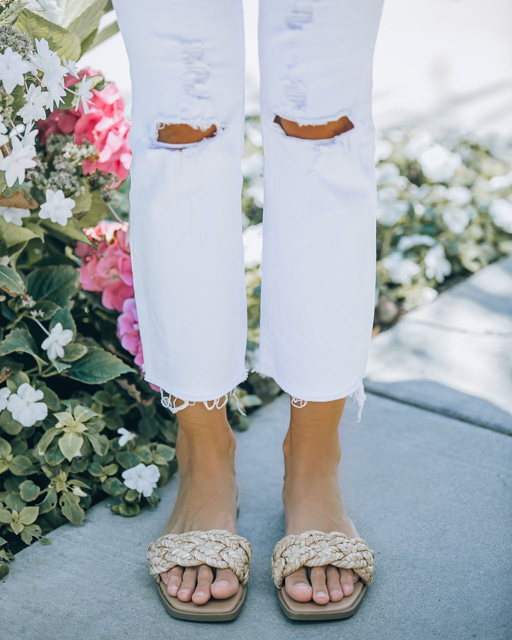 The Tesoro Woven Sandal - Natural - FINAL SALE