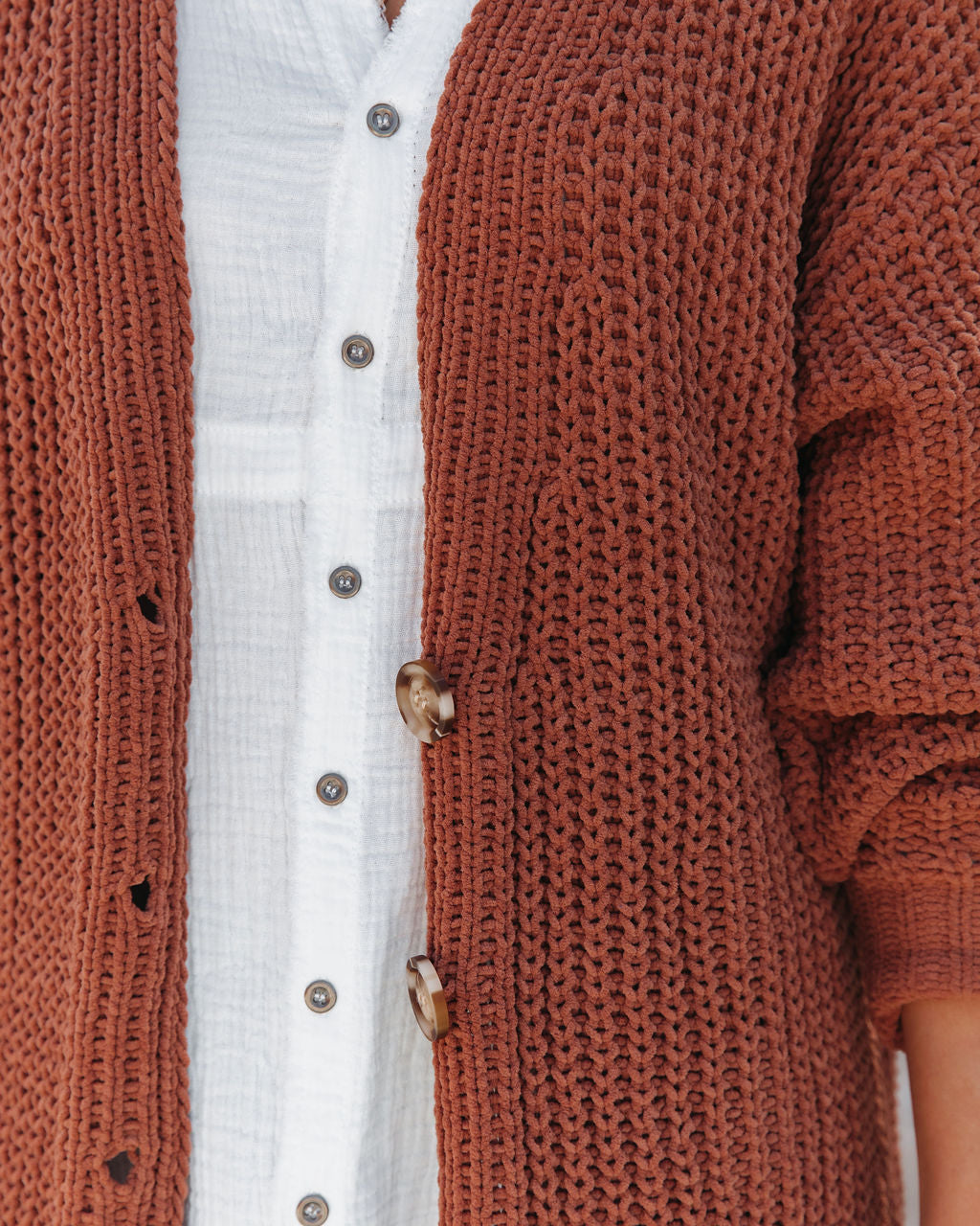 Stay Cozy Knit Cardigan - Camel