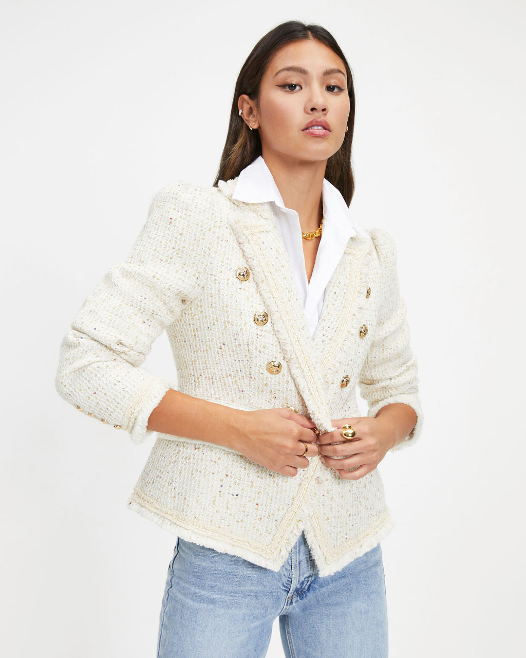 Understood The Assignment Pocketed Blazer - Ivory