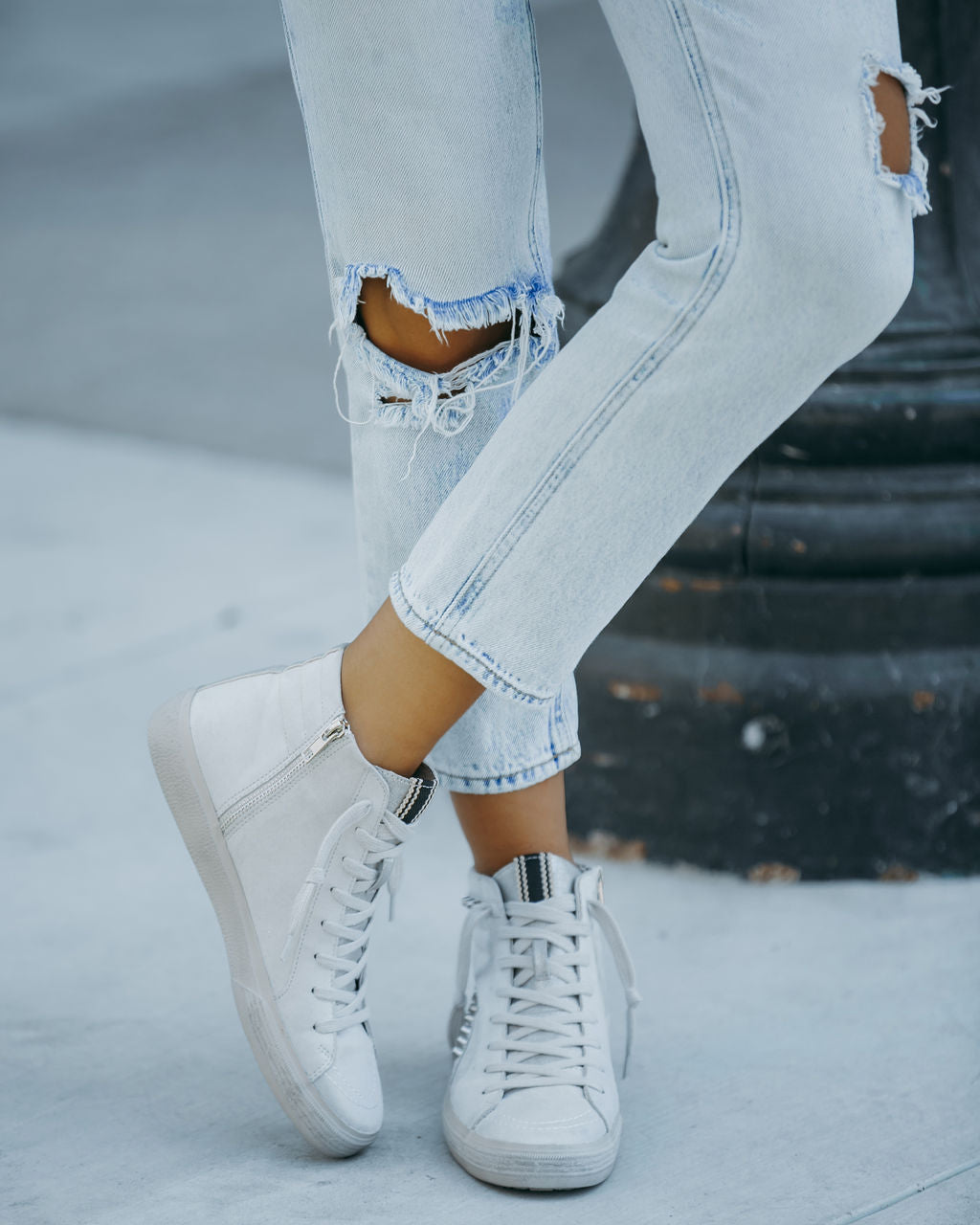 Ozzy Studded High Top Sneakers