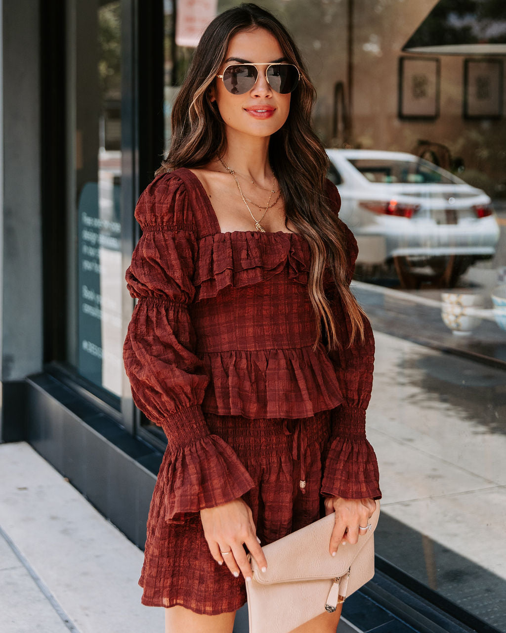 Picking Pinecones Textured Top - SALE