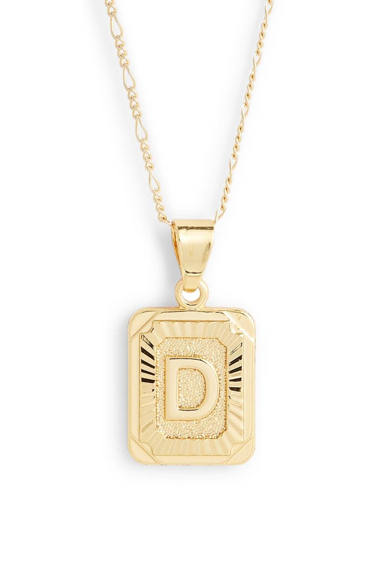 Bracha - Initial Card Necklace