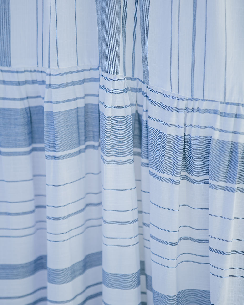 Montpellier Tiered Halter Maxi Dress - Blue - SALE