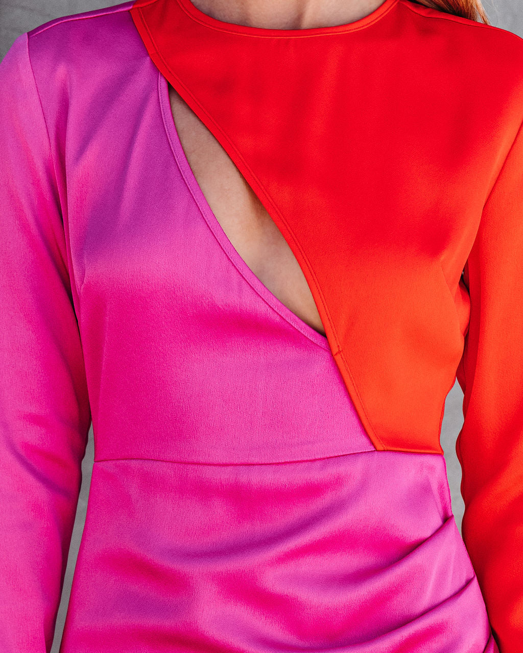 Stand Out Moment Front Cutout Mini Dress - FINAL SALE