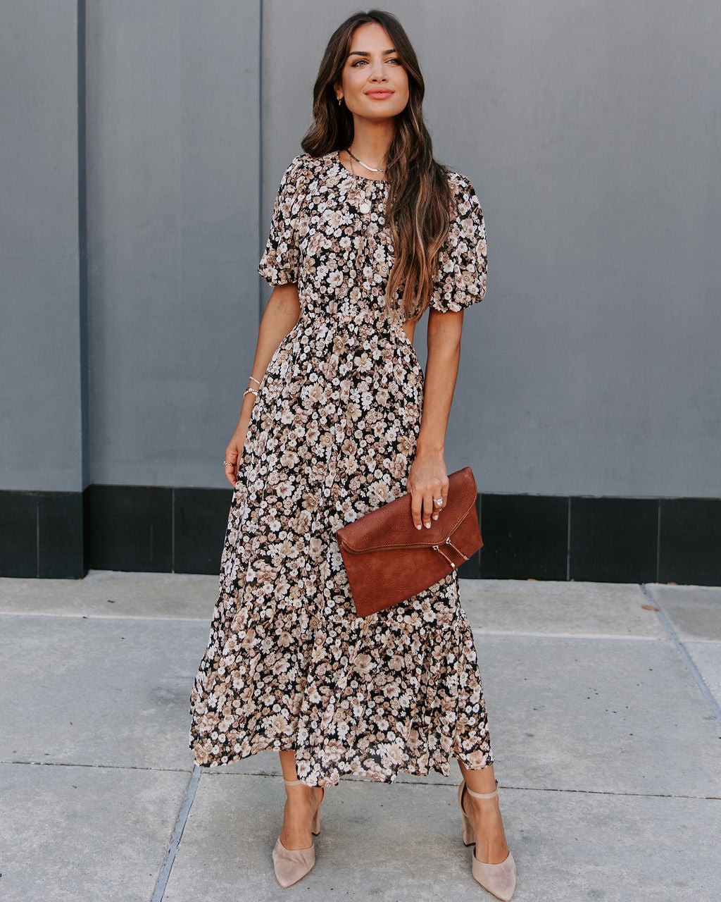 Bristol Floral Cutout Maxi Dress