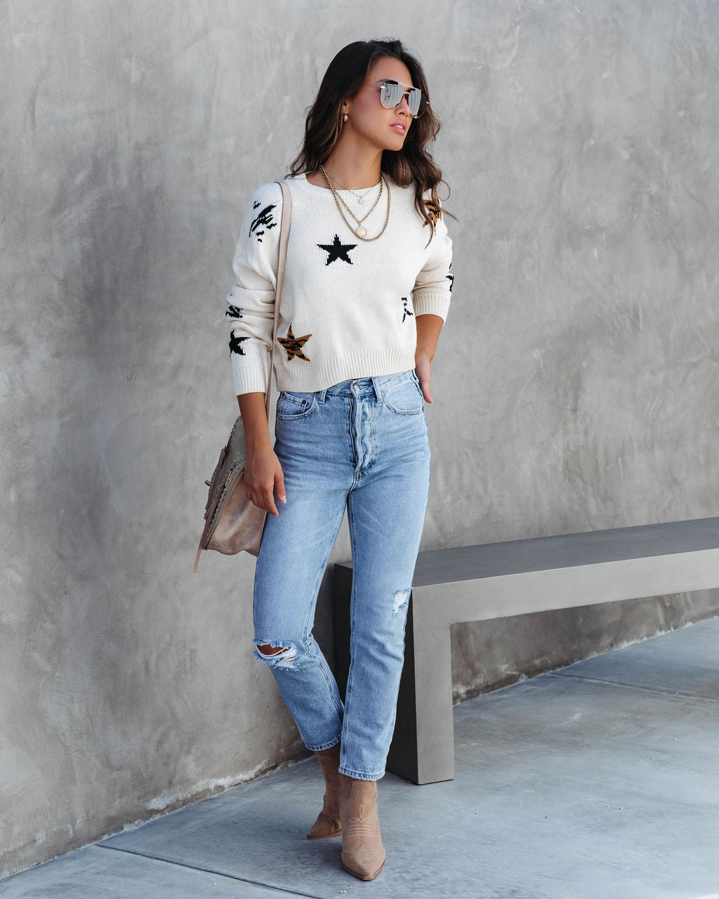 Stars Among Us Knit Pullover Sweater - SALE