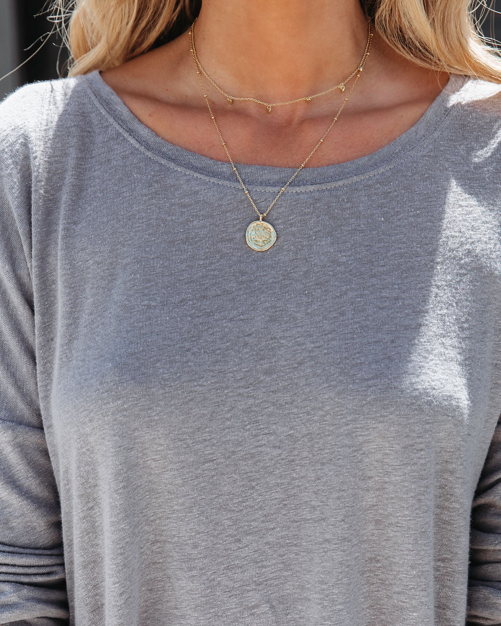 Essentially Needed Long Sleeve Top - Graphite