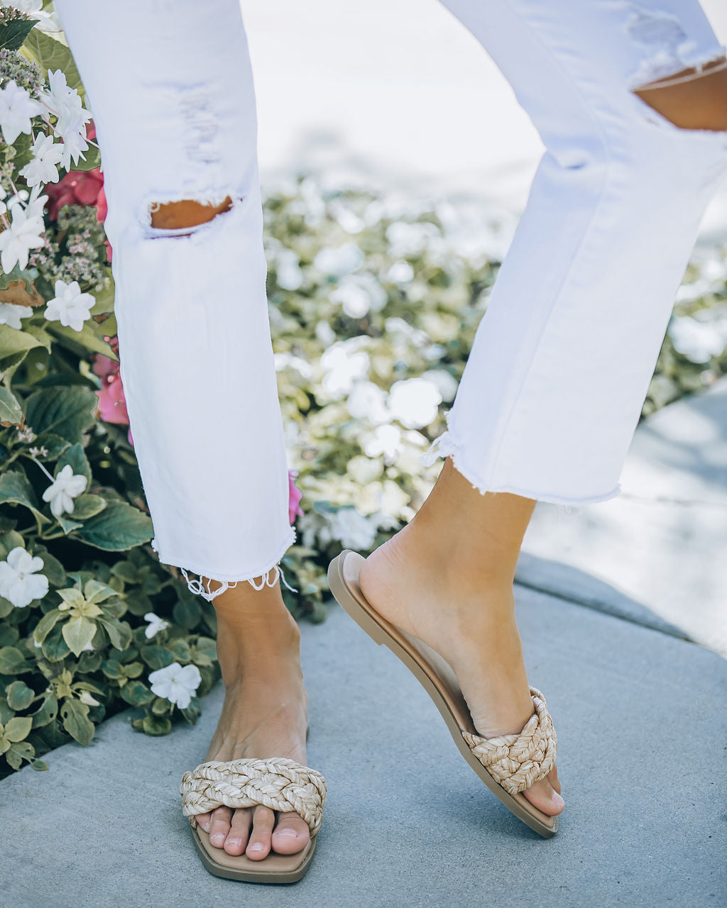 The Tesoro Woven Sandal - Natural - FINAL SALE