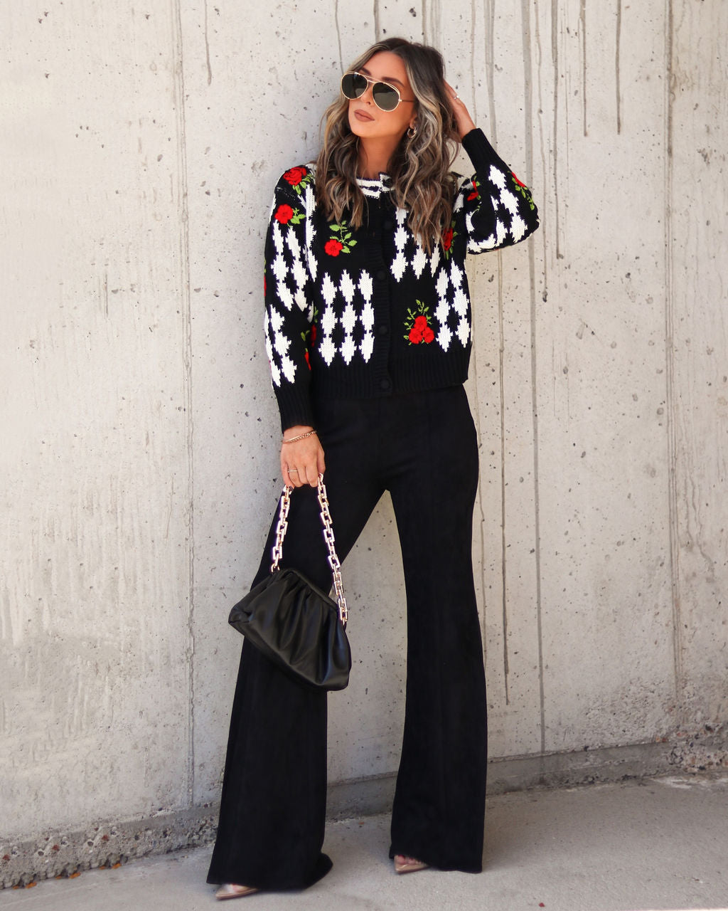 Alice Knit Printed Cardigan