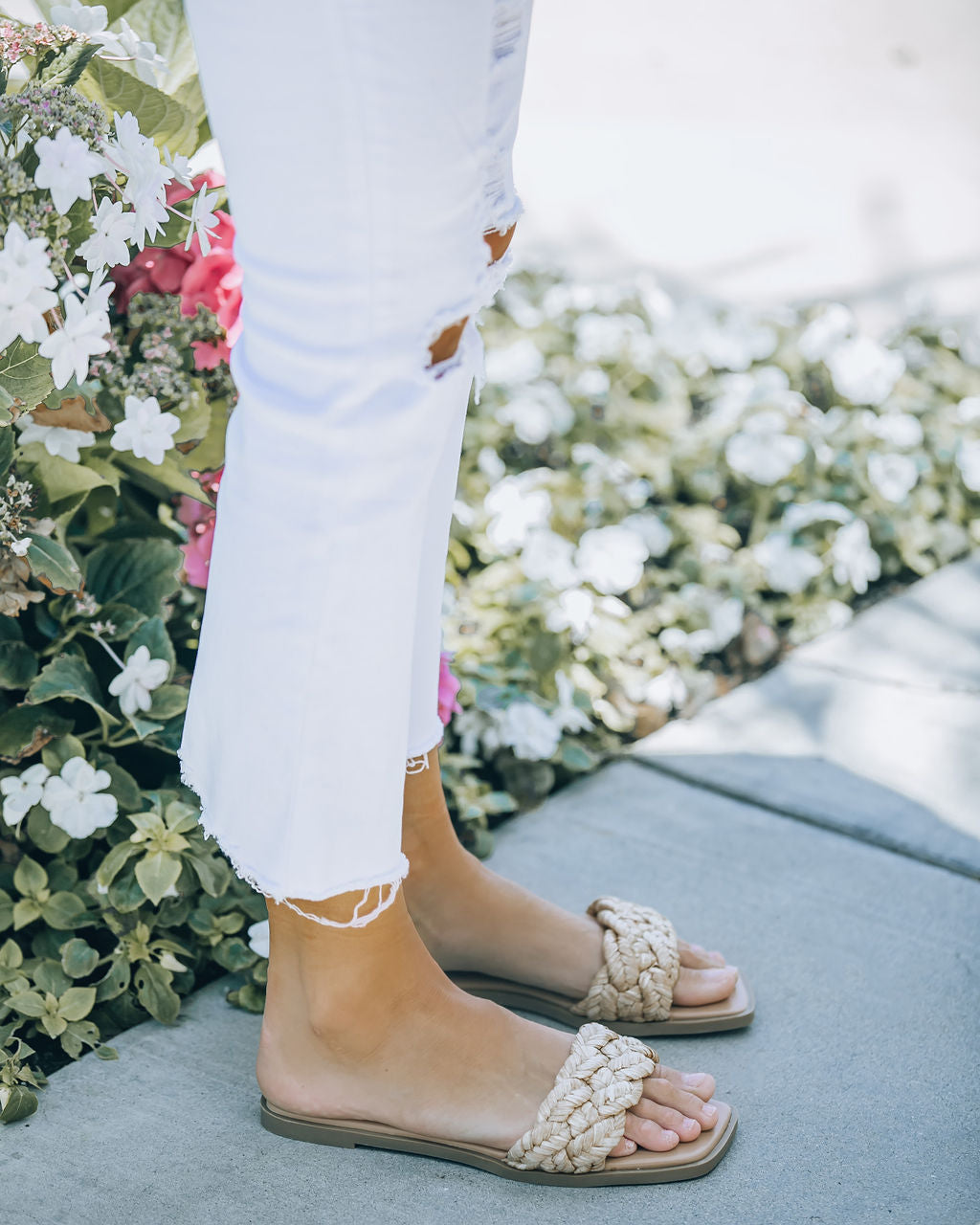 The Tesoro Woven Sandal - Natural - FINAL SALE