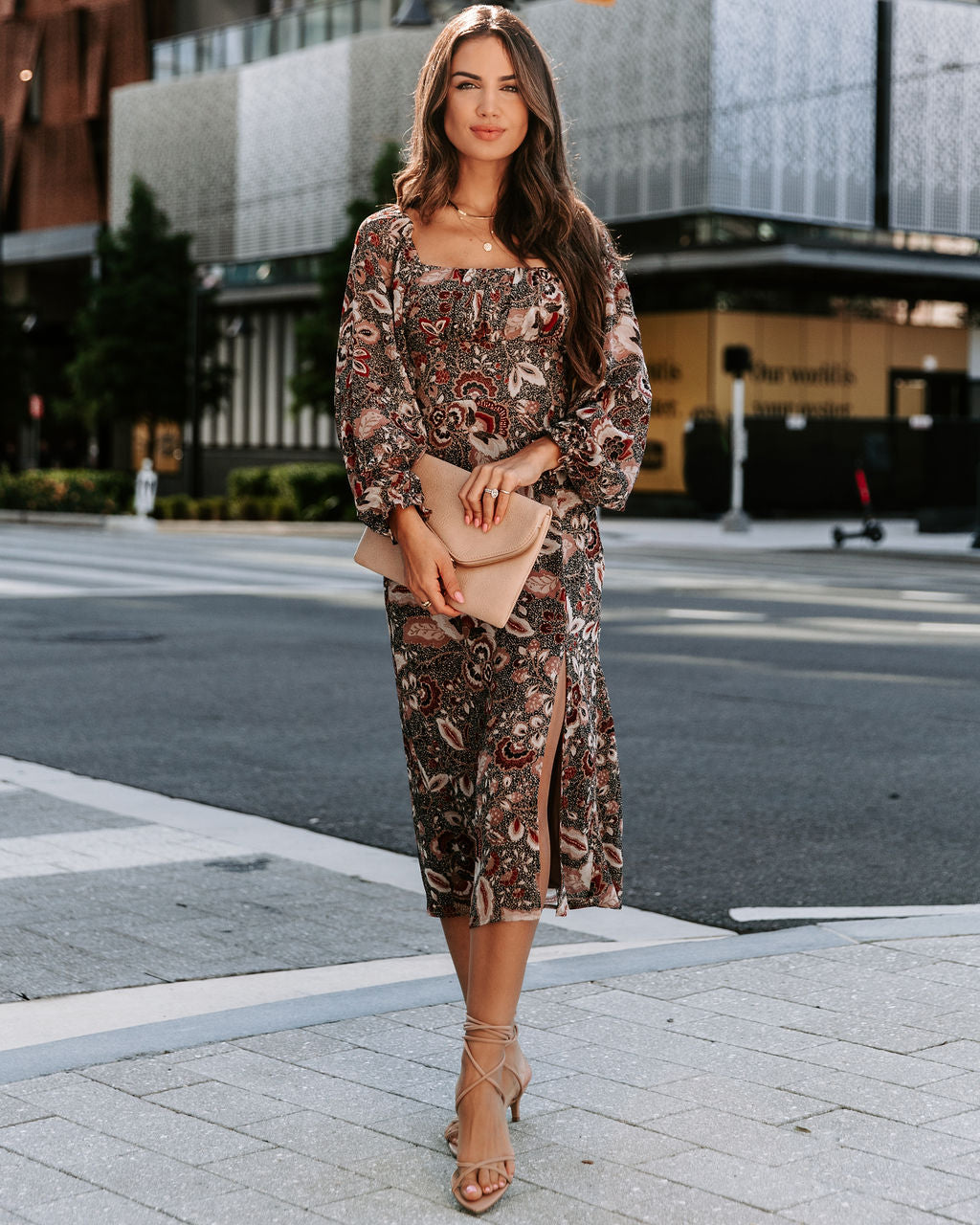 Hartford Floral Midi Dress