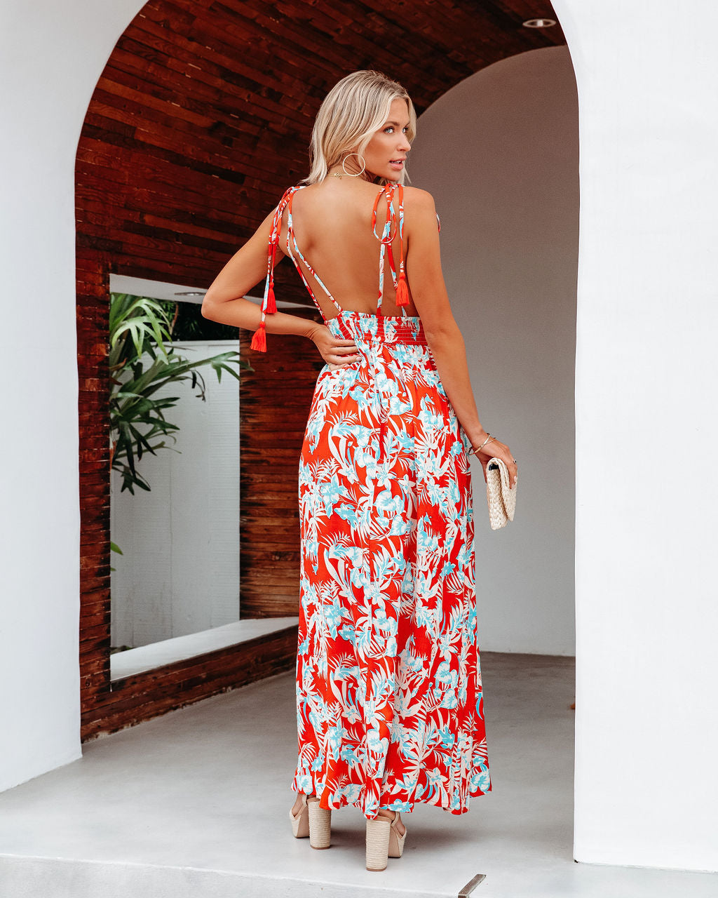 Beachgold Tropical Floral Maxi Dress - FINAL SALE
