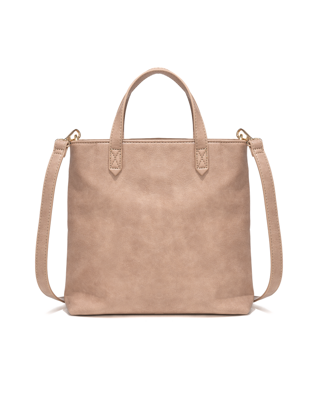 Trina Faux Leather Crossbody Bag - Natural