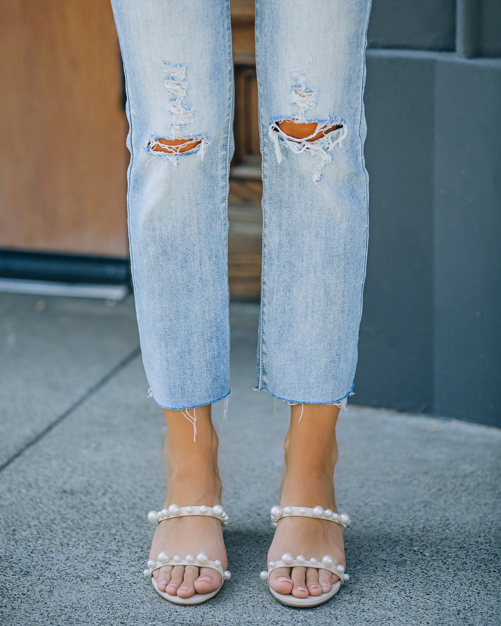 Josefa Studded Heeled Sandal - FINAL SALE