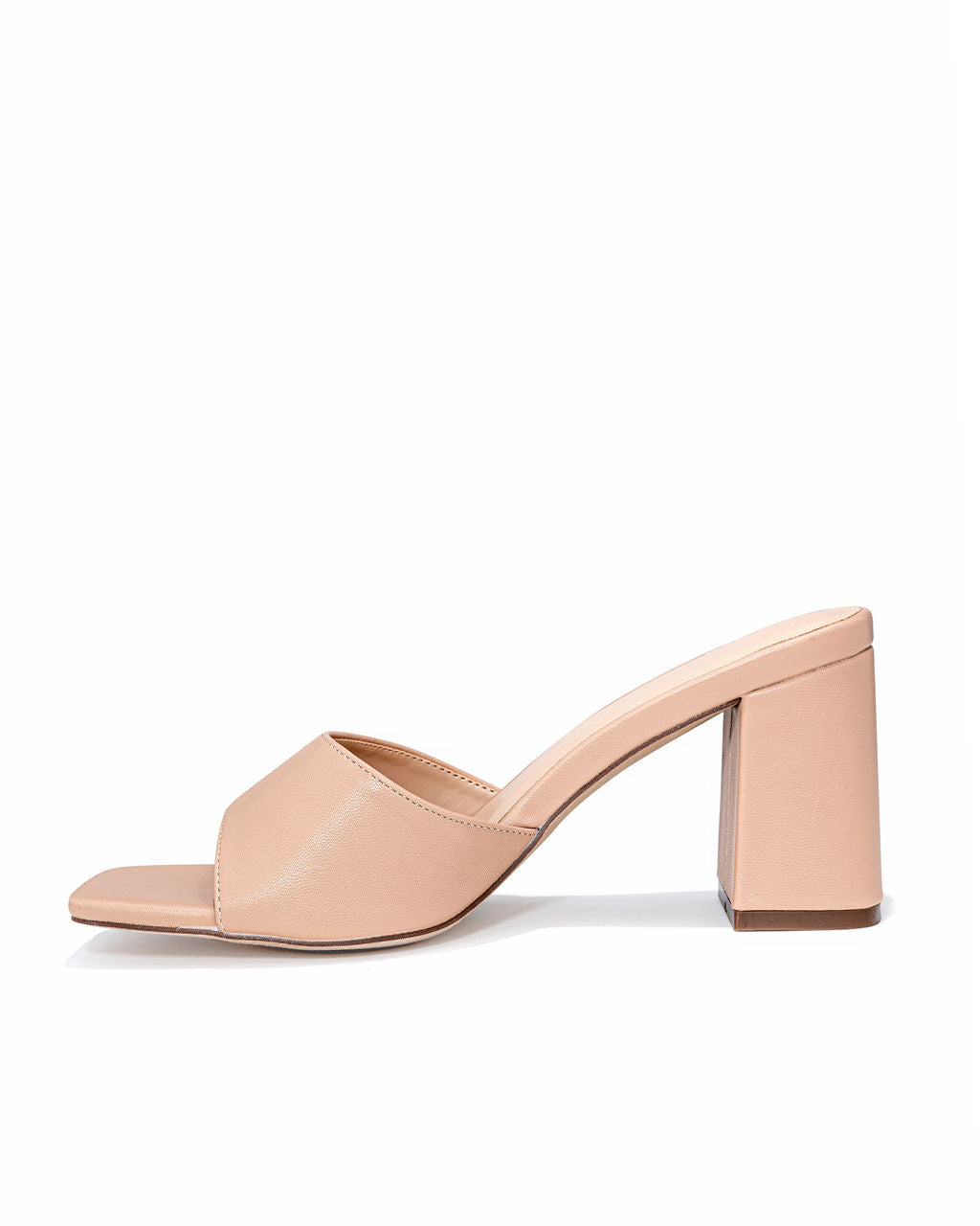 At My Best Block Heeled Sandal - Nude - FINAL SALE