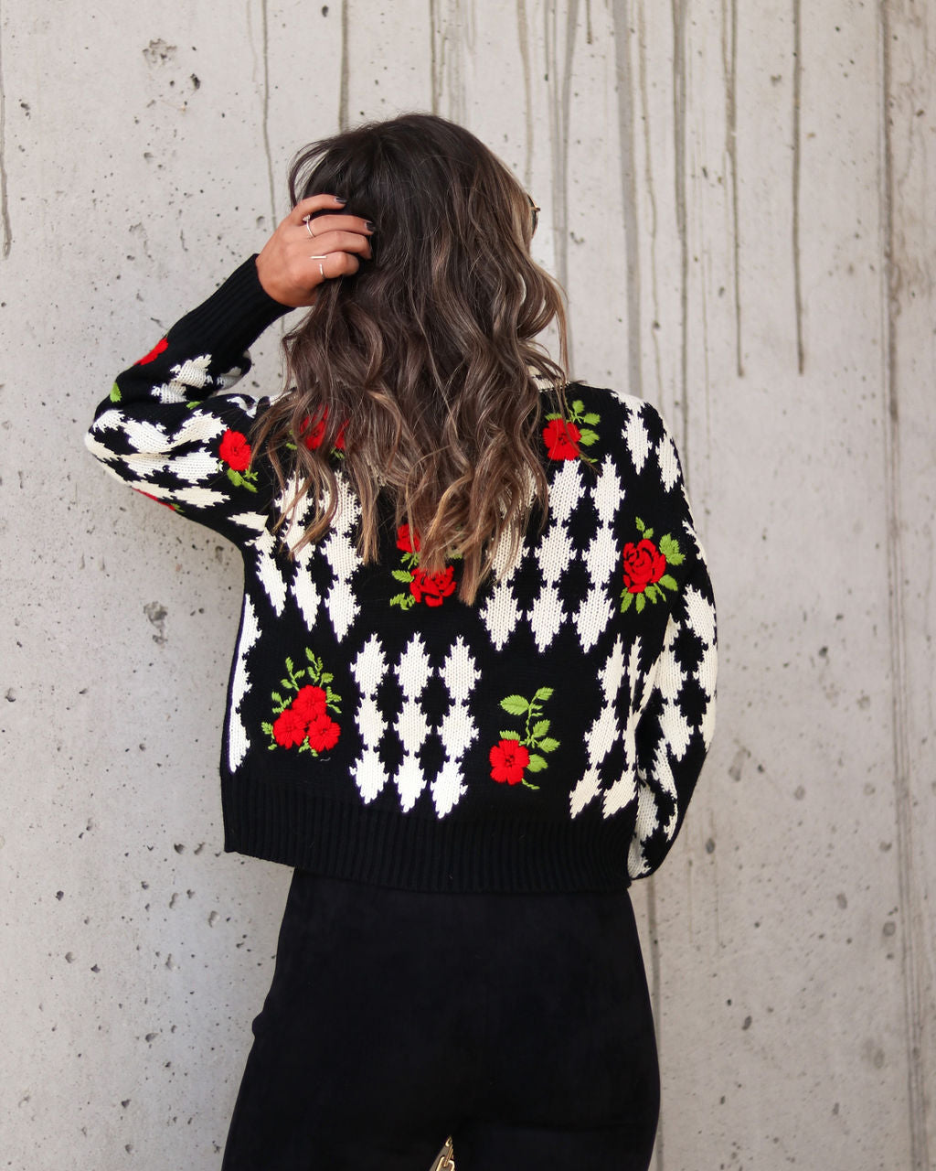 Alice Knit Printed Cardigan