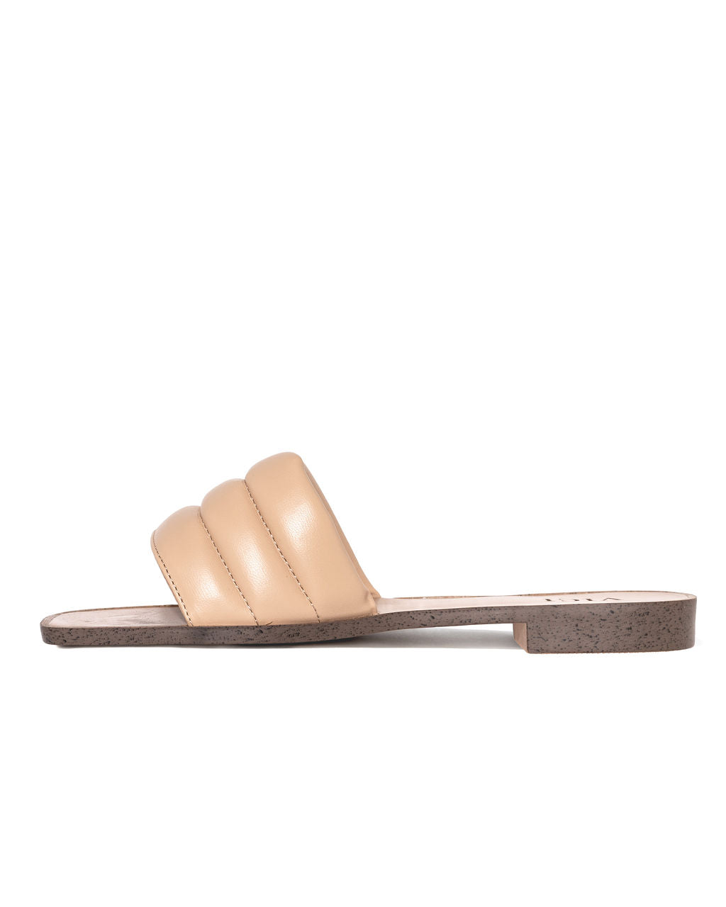 Skye Padded Square Toe Sandal - Nude - FINAL SALE