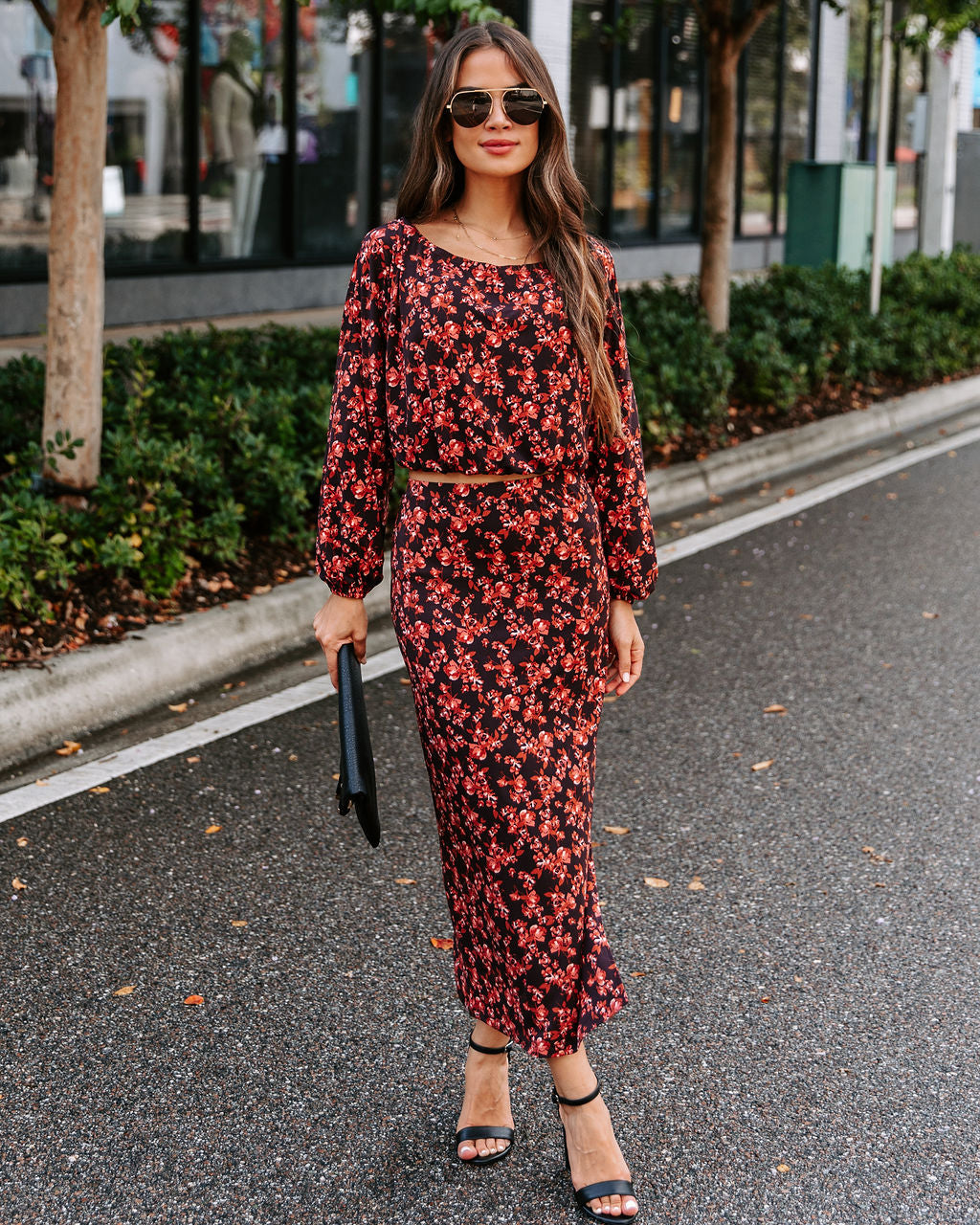 Esmeralda Floral Off The Shoulder Top - FINAL SALE