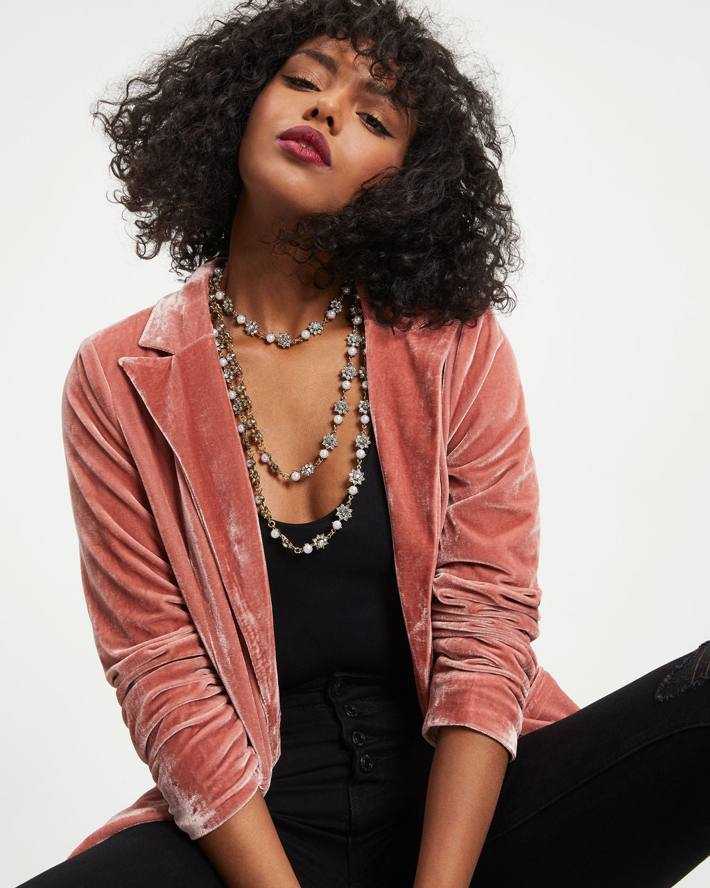 Francine Layered Necklace - Brass