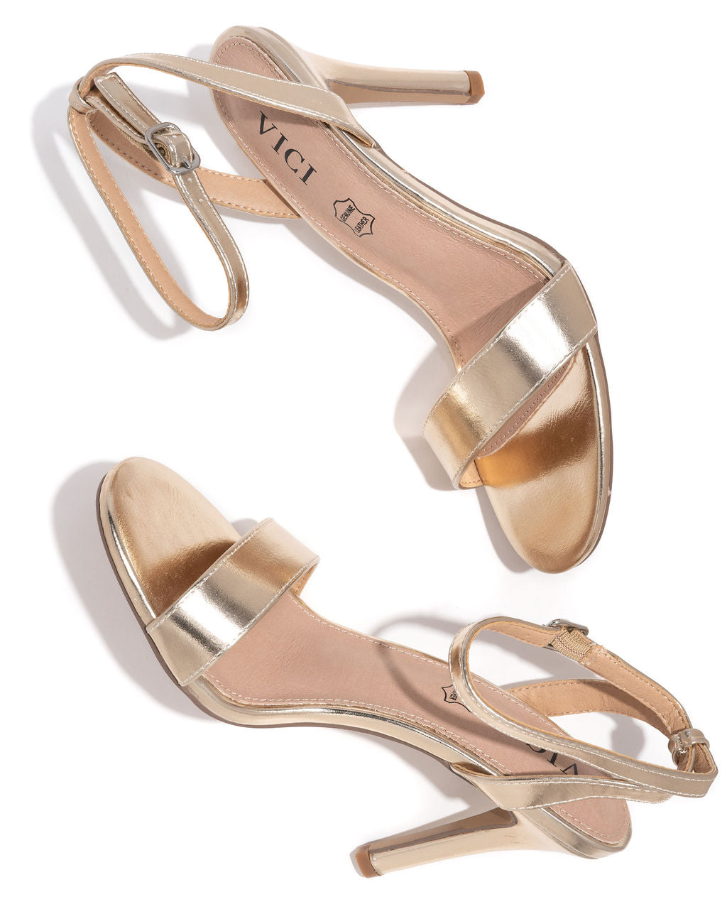 Pretty Metallic Heel - Gold - SALE