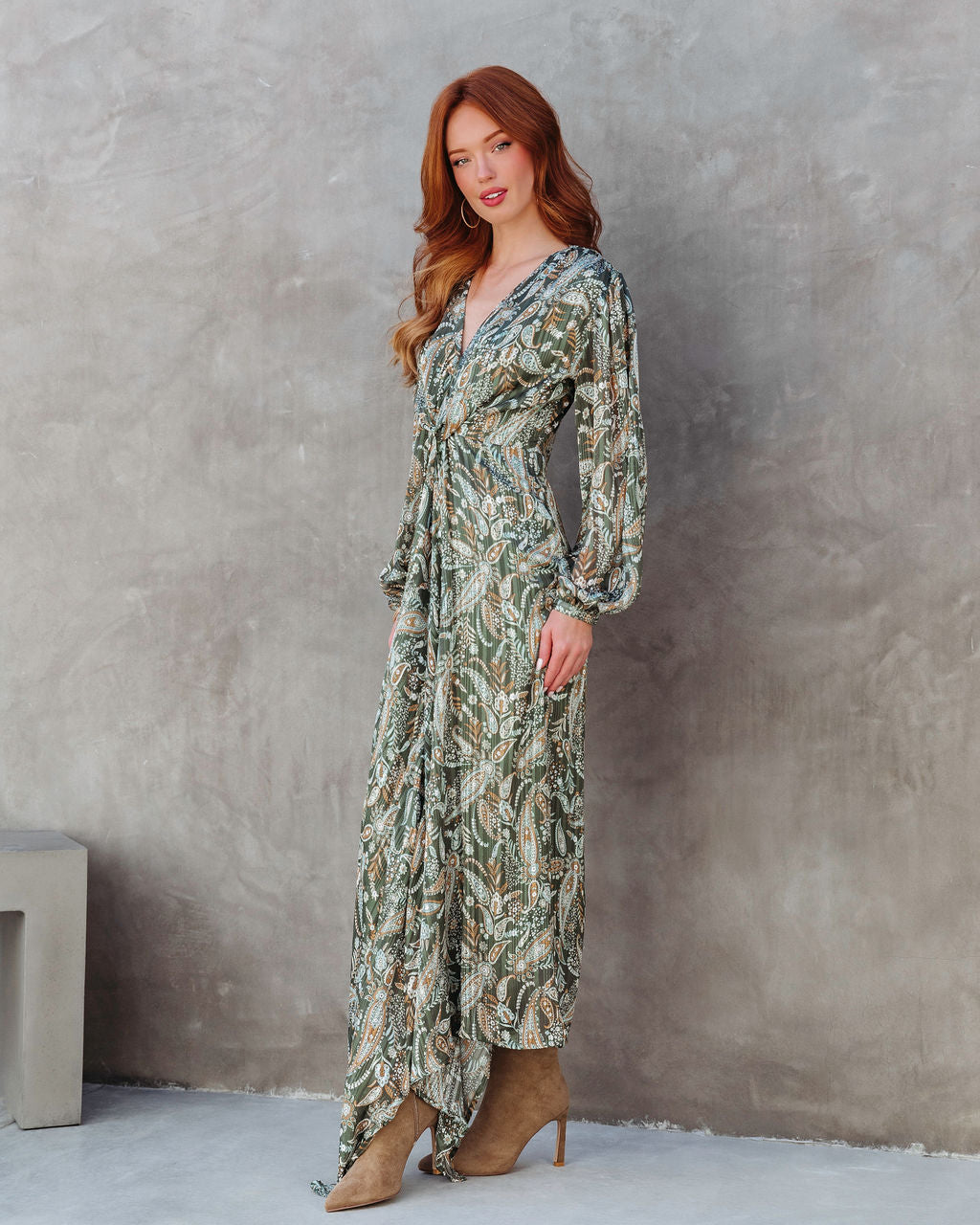Olivera Paisley Maxi Dress
