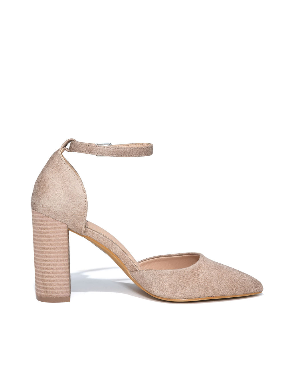 Jolie Faux Suede Pointed Strappy Heel - SALE