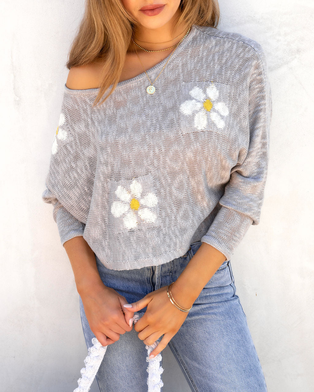 Among The Daisies Knit Sweater - FINAL SALE