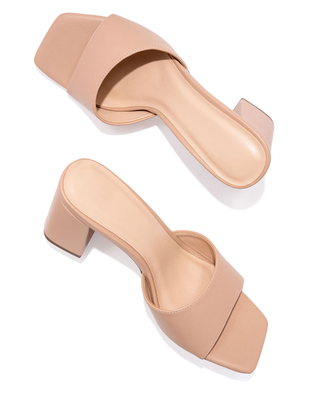 At My Best Block Heeled Sandal - Nude - FINAL SALE