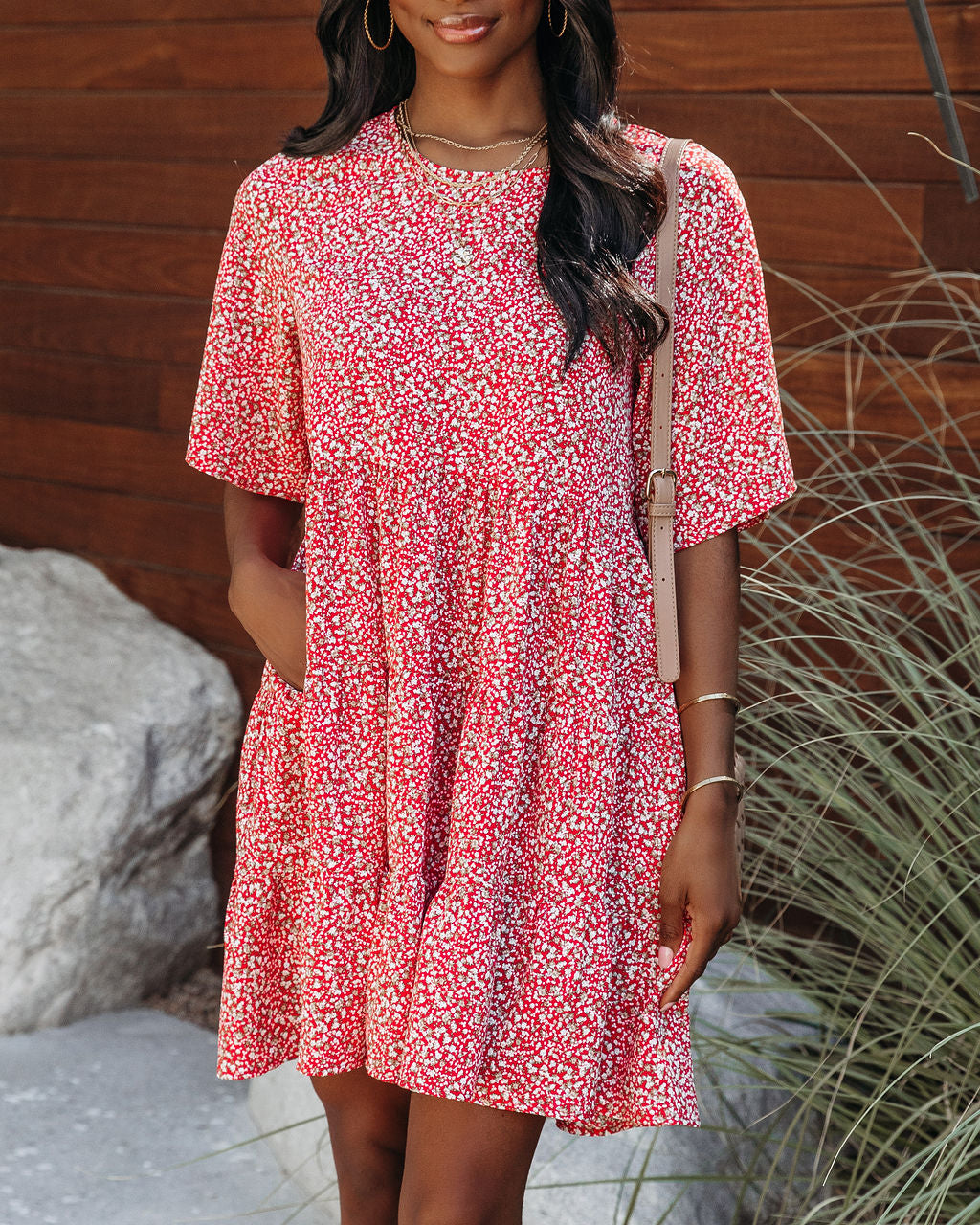 Sharity Pocketed Babydoll Dress - FINAL SALE