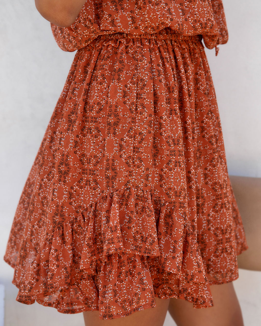 Melora Ruffle Mini Dress - FINAL SALE