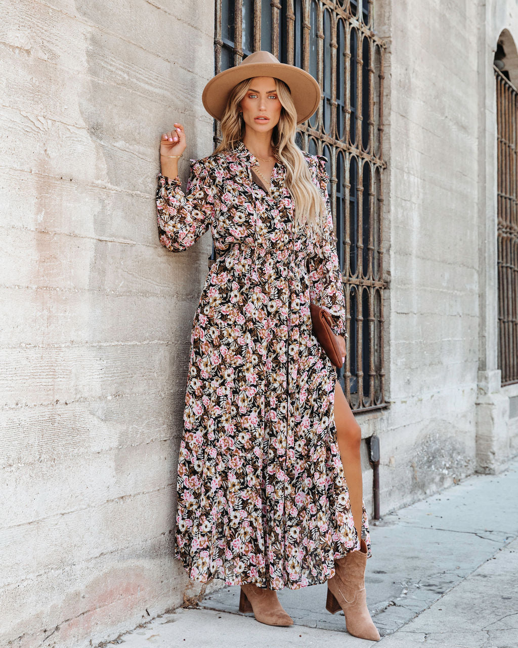 Bloom Your Own Way Ruffle Smocked Maxi Dress