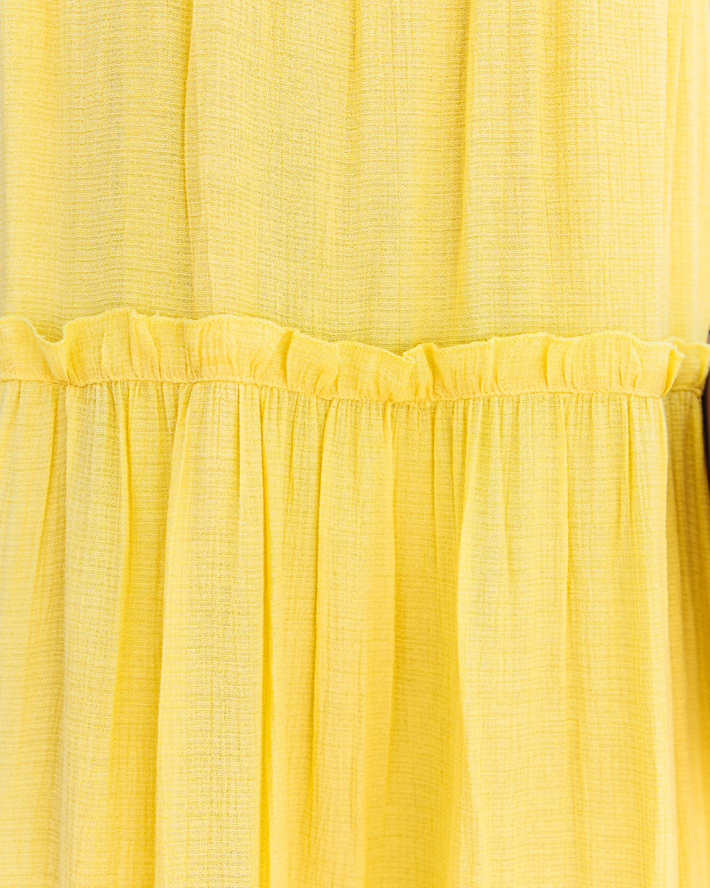 Catch The Sun Tiered Midi Dress - Lemon - FINAL SALE