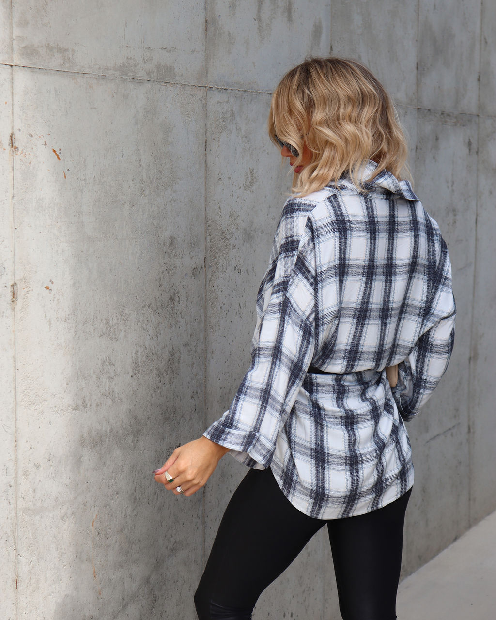 Kelsey Plaid Button Down Top