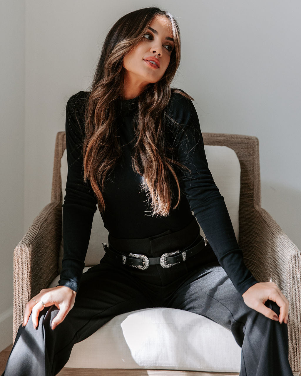 Dallas Western Belt - Black