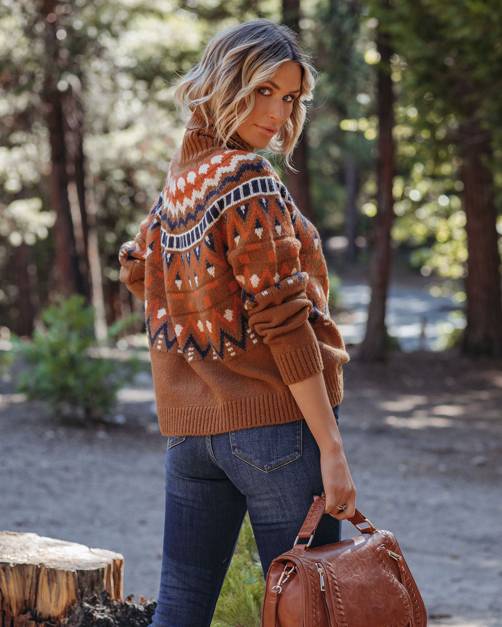 Creative Boost Turtleneck Knit Sweater