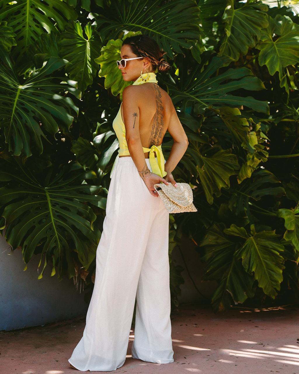 The Collins Satin Halter Top - FINAL SALE