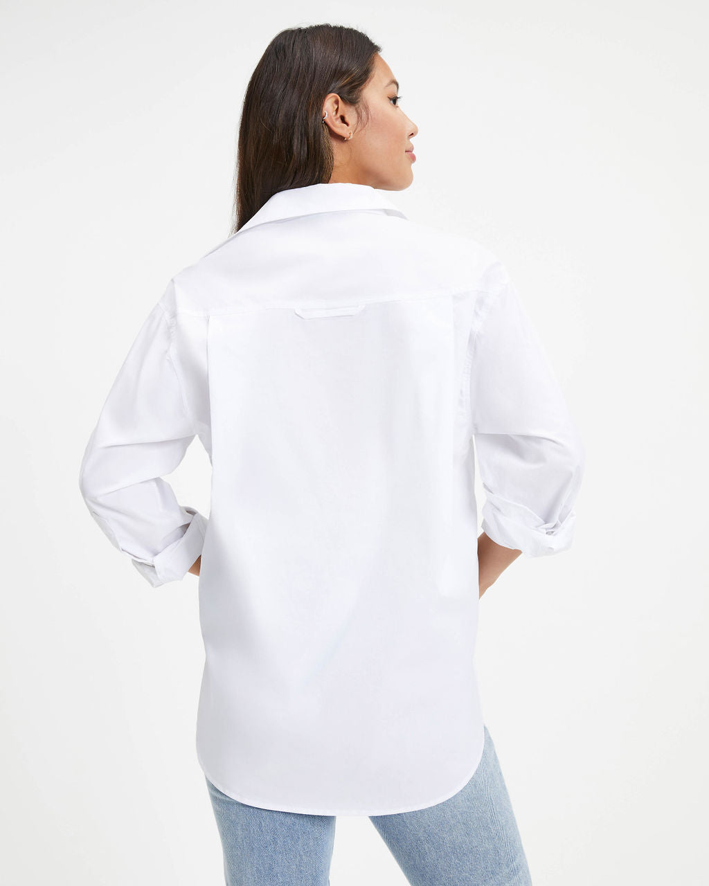 Keep It Moving Button Down Top - White