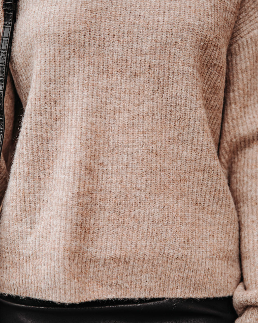 Sunday Morning Feeling Knit Sweater - Taupe - SALE