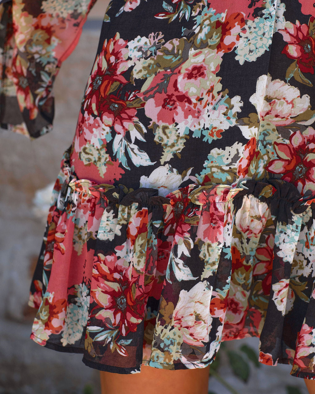 Most Wanted Floral Smocked Mini Dress - FINAL SALE