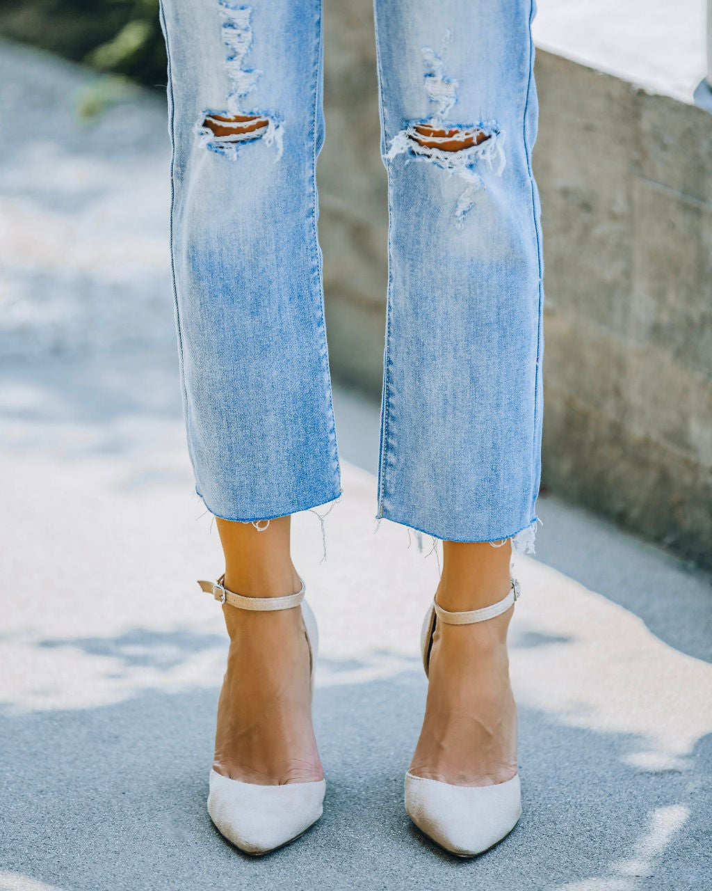 Ritz Faux Suede Pointed Heel - FINAL SALE