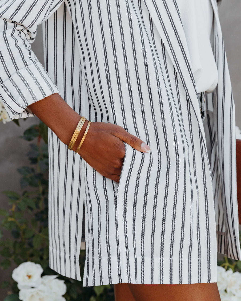 Mansion Linen Blend Relaxed Blazer - FINAL SALE