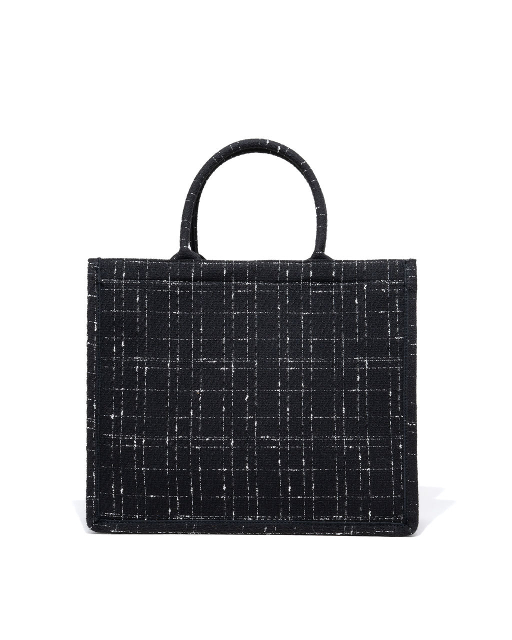 Bonjour Coco Tweed Tote - Black